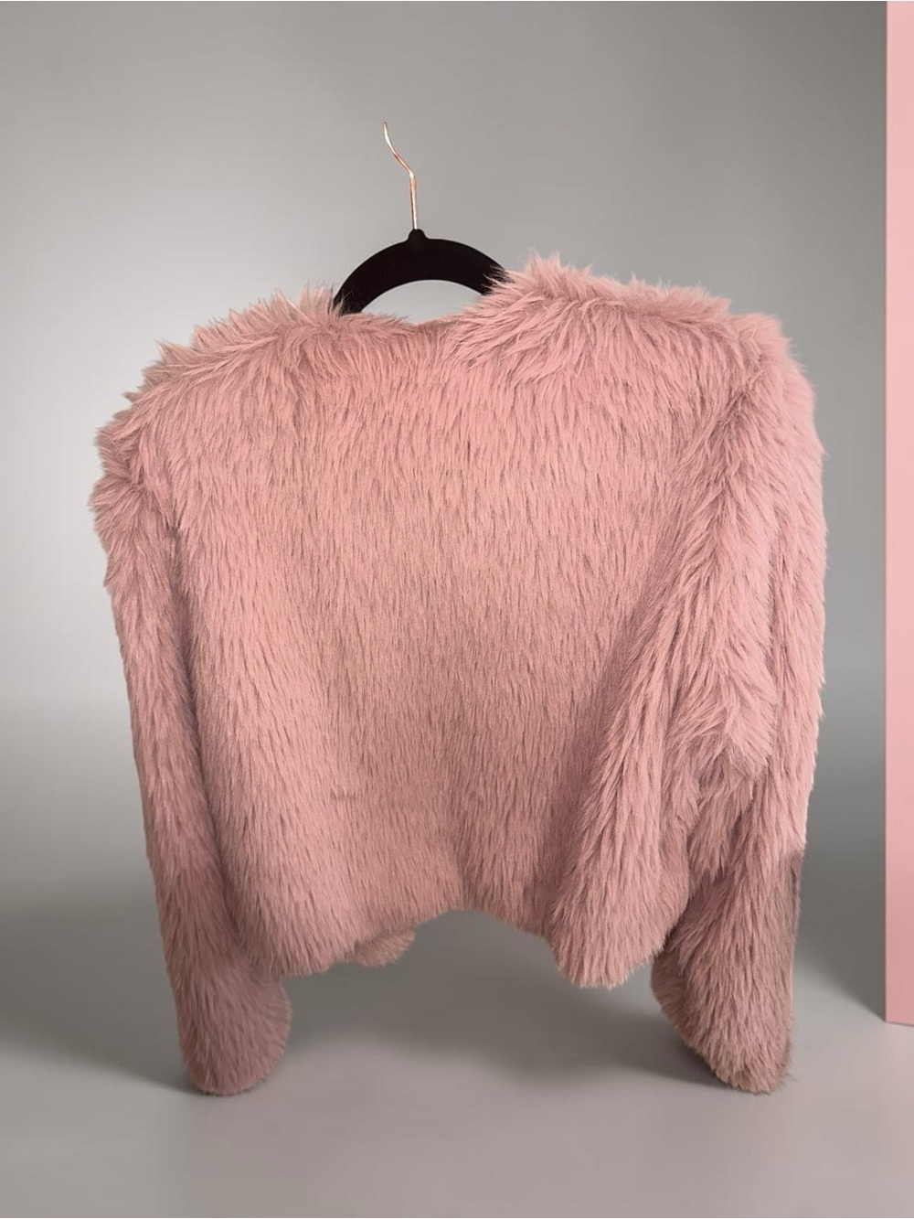 Faux Fur Blush Pink Jacket - Picture 2 of 4